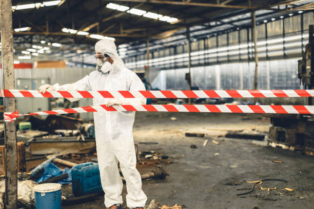Professional Infectious Disease Decontamination technician working in Lynnwood, WA